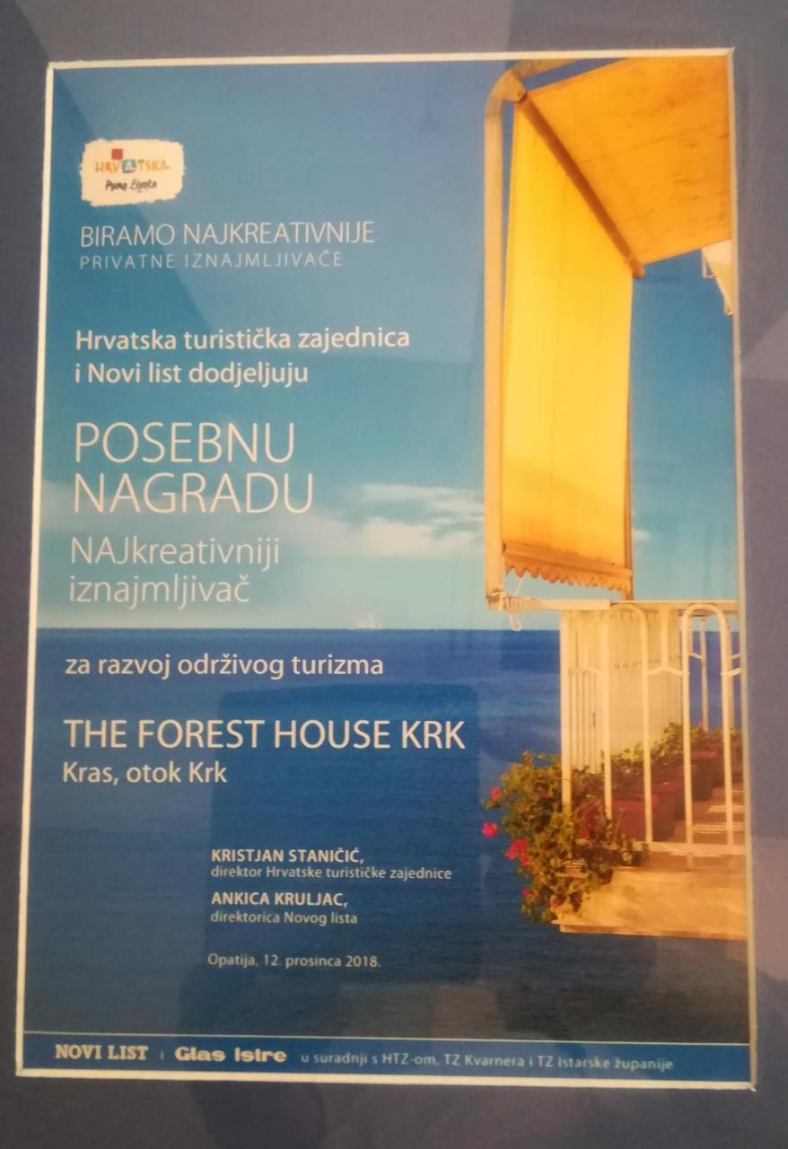 The Forest House Krk 1 Kras Zewnętrze zdjęcie